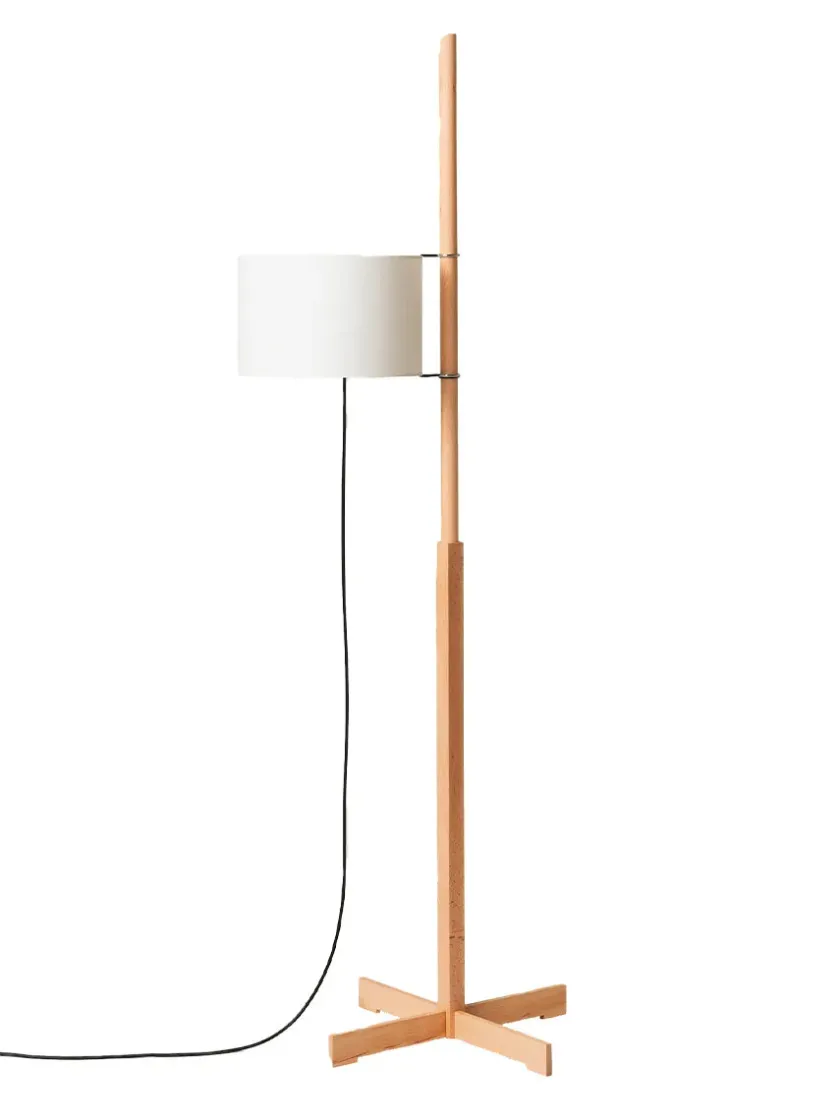 Santa & Cole Gulvlamper|Spots<TMM Gulvlampe, sort eg fra Santa and Cole