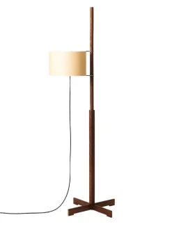 Santa & Cole Gulvlamper|Spots<TMM Gulvlampe, valnød fra Santa and Cole