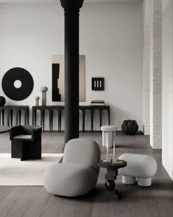 101 Copenhagen Lænestole<Toe Chair Flat, taupe fra