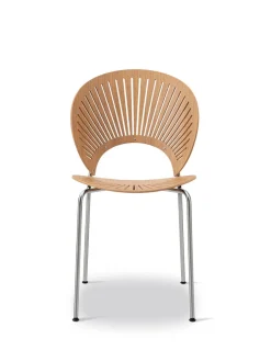 Fredericia Furniture Spisebordsstole<Trinidad Stol, Olieret Eg af Nanna Ditzel