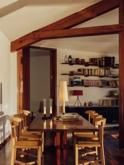 Santa & Cole Spots<Tripode Bordlampe, mustard fra Santa and Cole