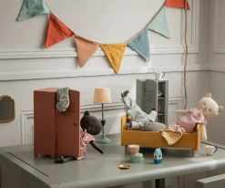 Børn Maileg Gaver|Gaver Til Børn<Træseng i gul, mini fra