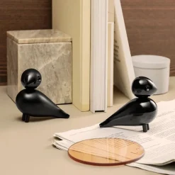 Kay Bojesen Gaver Til Ham|Figurer<Turtelduer i malet bøg af