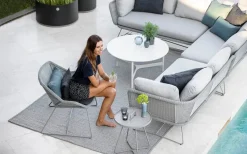 Cane-line Udendørs Loungemøbler|Haveborde<Twist Sofabord, large fra