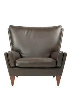 GUBI Lænestole<V11 Lounge Chair, smooth leather coffee fra