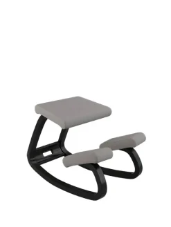 Variér Skamler<Variable balans stol, dark brown wood/revive 194 fra