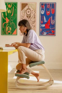 Variér Skamler<Variable Balans Stol fra natur bøg