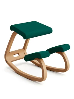 Variér Skamler<Variable Balans Stol, light brown wood/reflect 984 fra