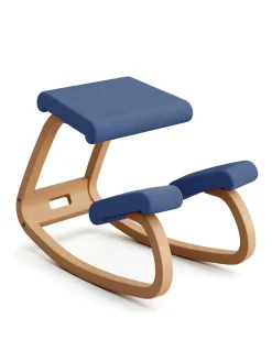 Variér Skamler<Variable Balans Stol, light brown wood/reflect 984 fra