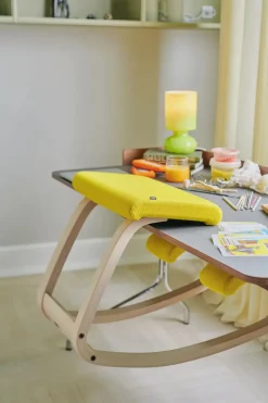 Variér Skamler<Variable Balans Stol, light brown wood/reflect 984 fra