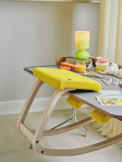 Variér Skamler<Variable Balans Stol, light brown wood/reflect 984 fra