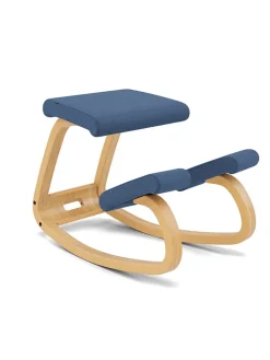 Variér Skamler<Variable Balans Stol, light brown wood/reflect 984 fra