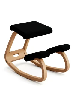 Variér Skamler<Variable Balans Stol, light brown wood fra