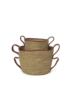 Ferm Living Opbevaring<Verso Baskets, sæt á 2 stk. fra