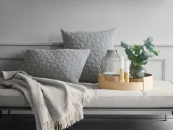 Fritz Hansen Puder Og Plaider|Puder<Vertigo Pude 50x50 i light grey af Arne Jacobsen