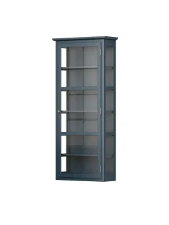 Lindebjerg Design Vitrineskabe<Væghængt Vitrineskab N4, antracit fra