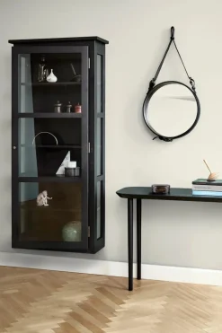 Lindebjerg Design Vitrineskabe<Væghængt Vitrineskab N4, antracit fra