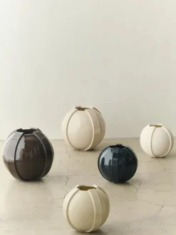 Louise Roe Gaver Til Hende|Vaser<Vinci Vase 02, dark brown fra