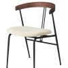 GUBI Spisebordsstole<Violin Dining Chair, american walnut fra