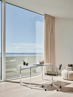 Vipp Kontorstole<453 Swivel+ Chair, bosco grøn læder fra