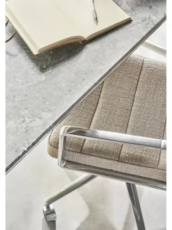 Vipp Kontorstole<453 Swivel+ Chair, bosco grøn læder fra