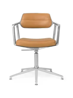 Vipp Kontorstole<453 Swivel+ Chair, bosco grøn læder fra