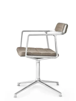 Vipp Spisebordsstole<452 Swivel Chair, camel læder fra