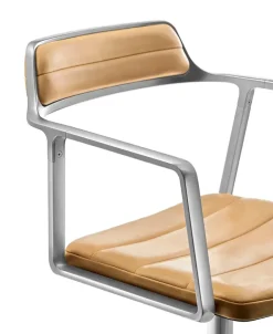 Vipp Kontorstole<452 Swivel Chair m/hjul, bosco grøn læder fra