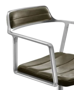 Vipp Kontorstole<452 Swivel Chair m/hjul, bosco grøn læder fra