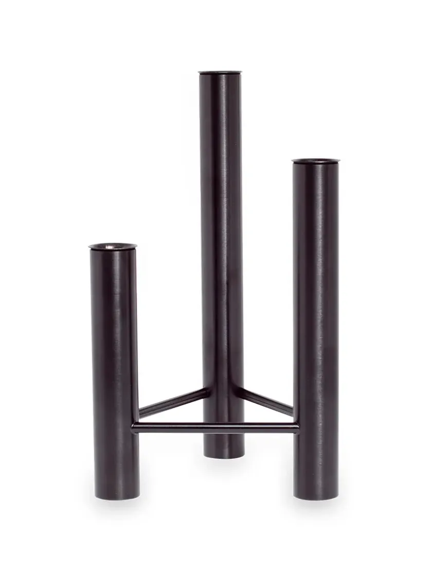 Kay Bojesen Denmark Lysestager|Vaser<VISTA vase og lysestage, sort fra Kay Bojesen