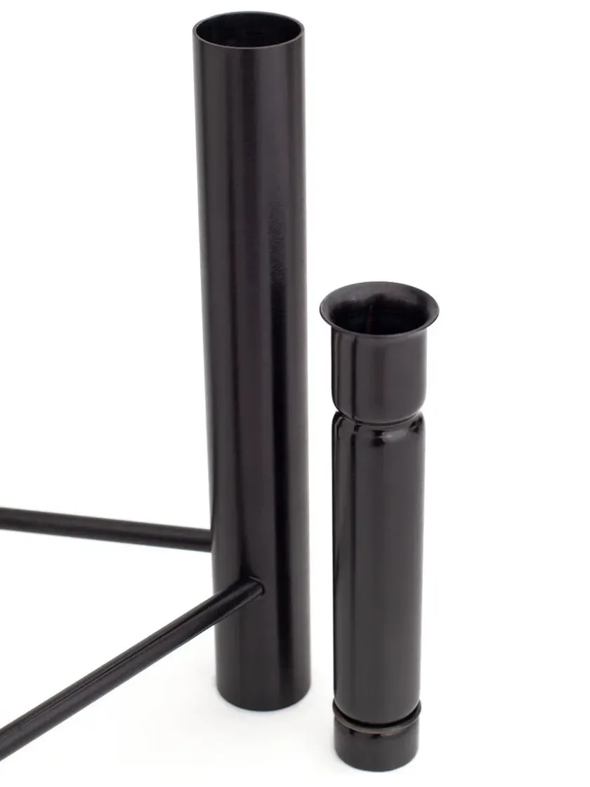 Kay Bojesen Denmark Lysestager|Vaser<VISTA vase og lysestage, sort fra Kay Bojesen