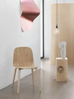 Muuto Spisebordsstole<Visu Chair, wood base fra