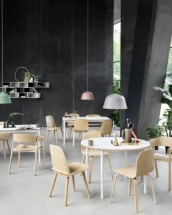 Muuto Spisebordsstole<Visu Chair, wood base fra