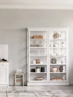 Lindebjerg Design Vitrineskabe<Vitrineskab Classic V2, hvid fra