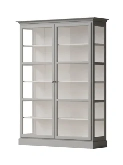 Lindebjerg Design Vitrineskabe<Vitrineskab Classic V2, hvid fra