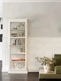 Lindebjerg Design Vitrineskabe<Vitrineskab Classic V1, lys grå fra