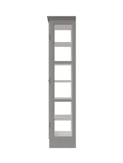 Lindebjerg Design Vitrineskabe<Vitrineskab Classic V2, lys grå fra