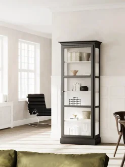 Lindebjerg Design Vitrineskabe<Vitrineskab Classic V1, sort fra