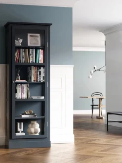 Lindebjerg Design Vitrineskabe<Vitrineskab N1, dark oak fra