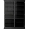 Lindebjerg Design Vitrineskabe<Vitrineskab N2, dark oak fra