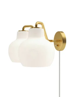 Louis Poulsen Væglamper|Spots<VL Ringkrone, dobbelt væglampe fra