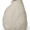 Ferm Living Vaser<Vulca Medium vase, Off-white Stone fra