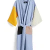 HAY Tøj|Badeværelsestekstiler<Waffle Badekåbe, dusty blue multi fra