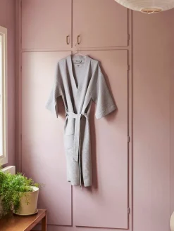 HAY Tøj|Badeværelsestekstiler<Waffle Badekåbe, dusty blue multi fra