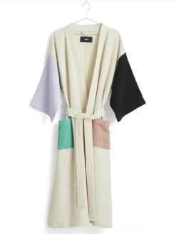 HAY Tøj|Badeværelsestekstiler<Waffle Badekåbe, off-white multi fra