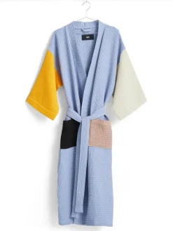 HAY Tøj|Badeværelsestekstiler<Waffle Badekåbe, off-white multi fra