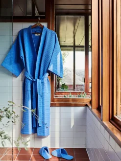 HAY Tøj|Badeværelsestekstiler<Waffle Badekåbe, sky blue fra