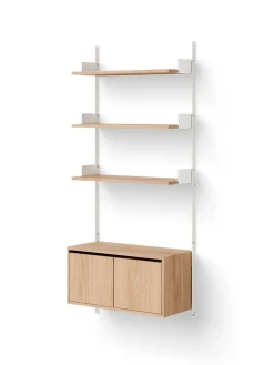 New Works Skænke<Wall Shelf Cabinet Low w. Doors fra