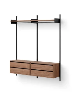 New Works Entrémøbler<Wardrobe Shelf Cabinets w. Drawers fra