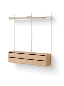 New Works Entrémøbler<Wardrobe Shelf Cabinets w. Drawers fra